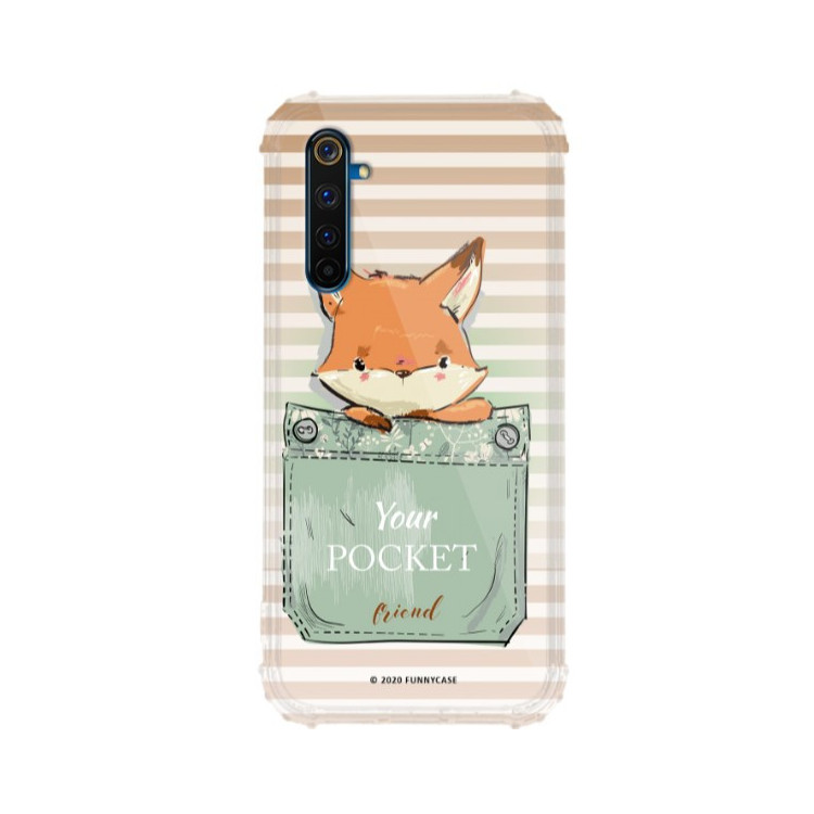 Etui Realme 6 PRO, ST_CUTE-POCKET-2020-1-106 Wzory - FunnyCase