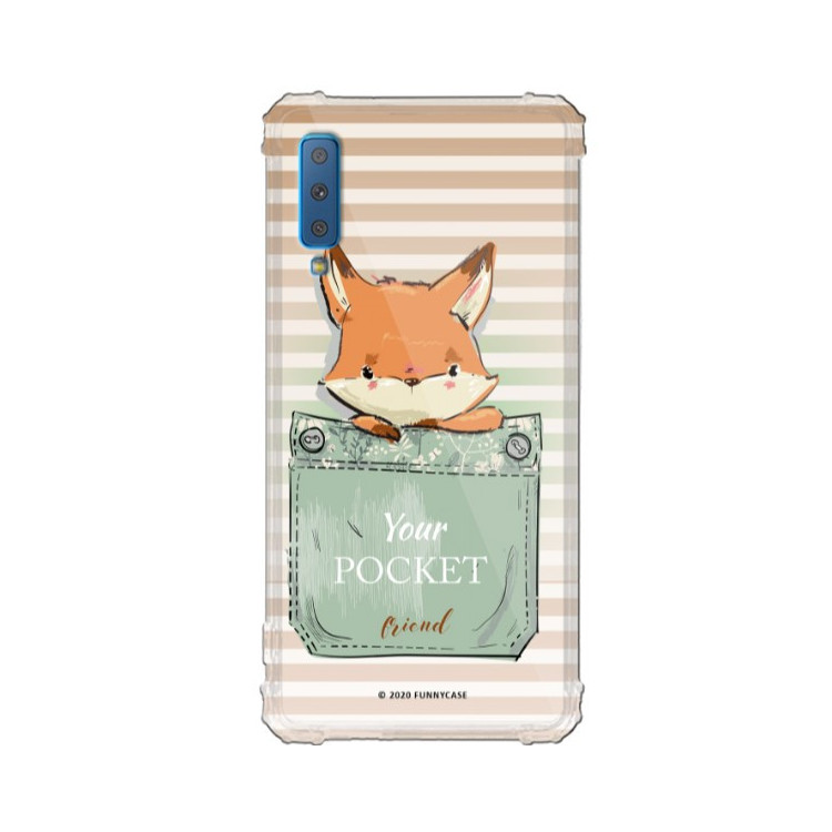 Etui Samsung GALAXY A7 2018, ST_CUTE-POCKET-2020-1-106 Wzory - FunnyCase