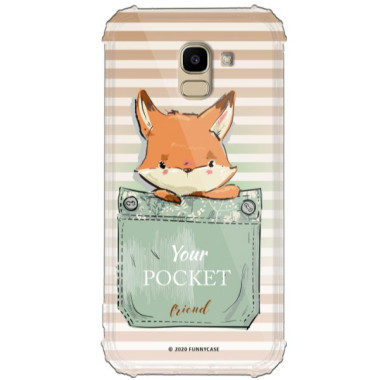 Etui Samsung GALAXY J6 2018, ST_CUTE-POCKET-2020-1-106 Wzory - FunnyCase