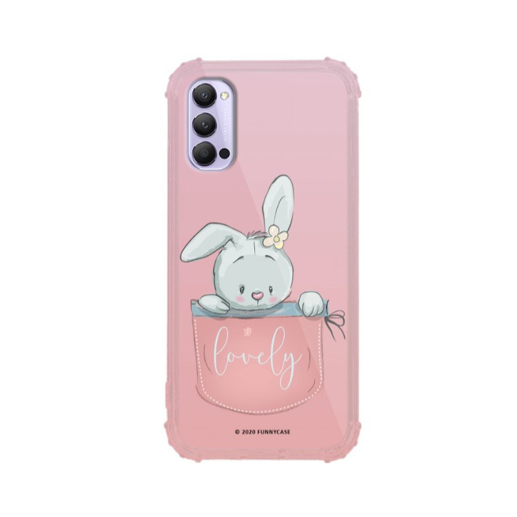 Etui Oppo RENO 4, ST_CUTE-POCKET-2020-1-107 Wzory - FunnyCase