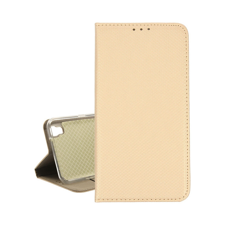 Etui Lg X POWER, Book Magnet Złoty - FunnyCase
