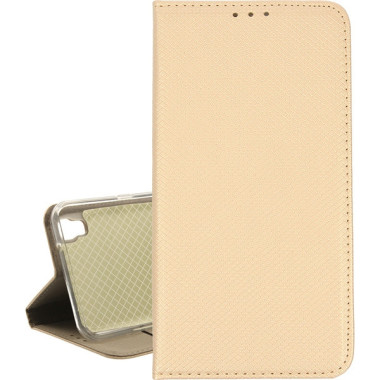 Etui Lg X POWER, Book Magnet Złoty - FunnyCase
