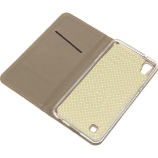 Etui Lg X POWER, Book Magnet Złoty - FunnyCase