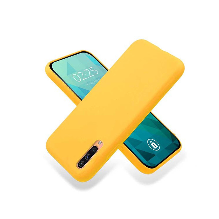 Etui Samsung GALAXY A50 / A30S / A50S, Etui Gumowe Pomarańczowy - FunnyCase