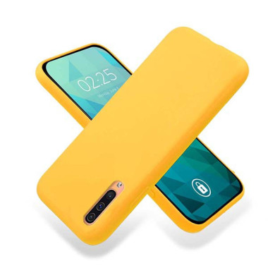 Etui Samsung GALAXY A50 / A30S / A50S, Etui Gumowe Pomarańczowy - FunnyCase