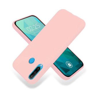 Etui Huawei P30 LITE, Etui Gumowe Pudrowy Róż - FunnyCase