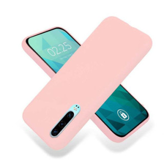 Etui Huawei P30, Etui Gumowe Pudrowy Róż - FunnyCase