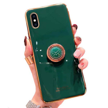 Etui Apple IPHONE 11, Etui Joless Ring Zielony - FunnyCase