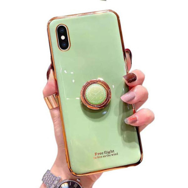 Etui Oppo A52 / A72 / A92, Etui Joless Ring Oliwkowy - FunnyCase
