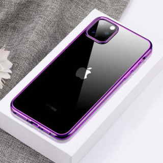 ETUI GUMA HYBRID NA TELEFON APPLE IPHONE 12 MINI FIOLETOWY