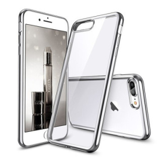 ETUI GUMA HYBRID NA TELEFON APPLE IPHONE 11 SREBRNY
