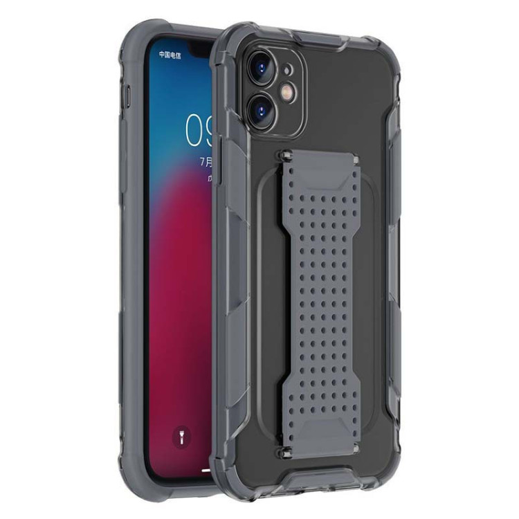 Etui Apple IPHONE 12 / 12 PRO, Armor Flex Strap Szary - FunnyCase