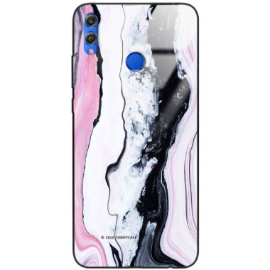 Etui Huawei HONOR 8X, ST_MARM-2020-1-100 Wzory - FunnyCase