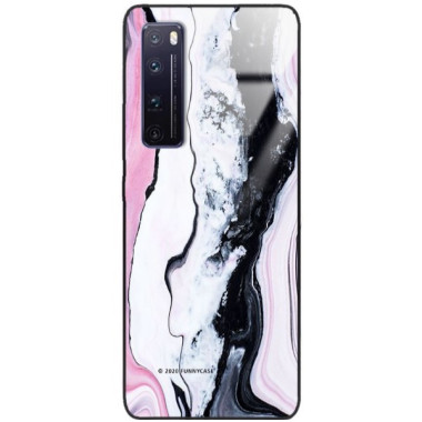 Etui Huawei NOVA 7 PRO, ST_MARM-2020-1-100 Wzory - FunnyCase