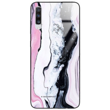 Etui Samsung GALAXY A70, ST_MARM-2020-1-100 Wzory - FunnyCase