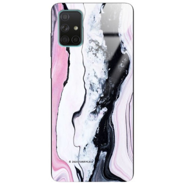 Etui Samsung GALAXY A71, ST_MARM-2020-1-100 Wzory - FunnyCase