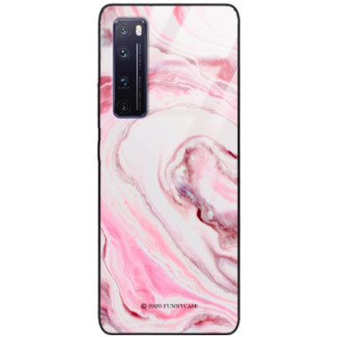 Etui Huawei NOVA 7 PRO, ST_MARM-2020-1-101 Wzory - FunnyCase