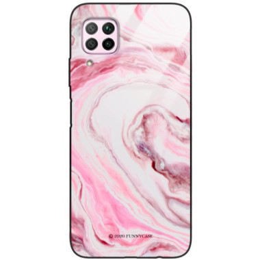 Etui Huawei P40 LITE, ST_MARM-2020-1-101 Wzory - FunnyCase