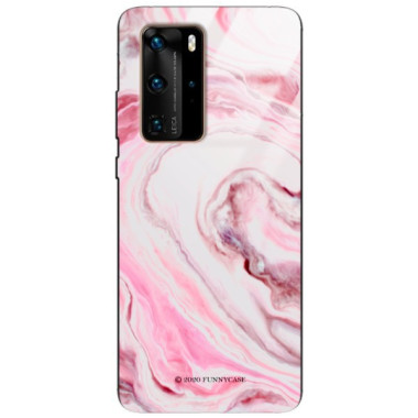 Etui Huawei P40 PRO, ST_MARM-2020-1-101 Wzory - FunnyCase