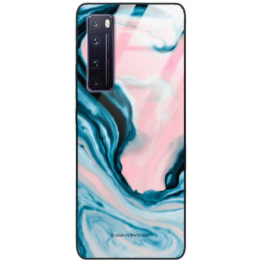 Etui Huawei NOVA 7 PRO, ST_MARM-2020-1-102 Wzory - FunnyCase