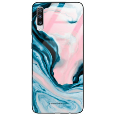 Etui Samsung GALAXY A70, ST_MARM-2020-1-102 Wzory - FunnyCase