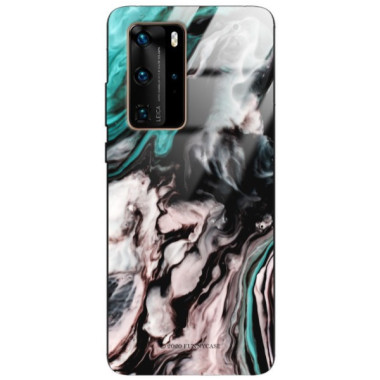 Etui Huawei P40 PRO, ST_MARM-2020-1-104 Wzory - FunnyCase