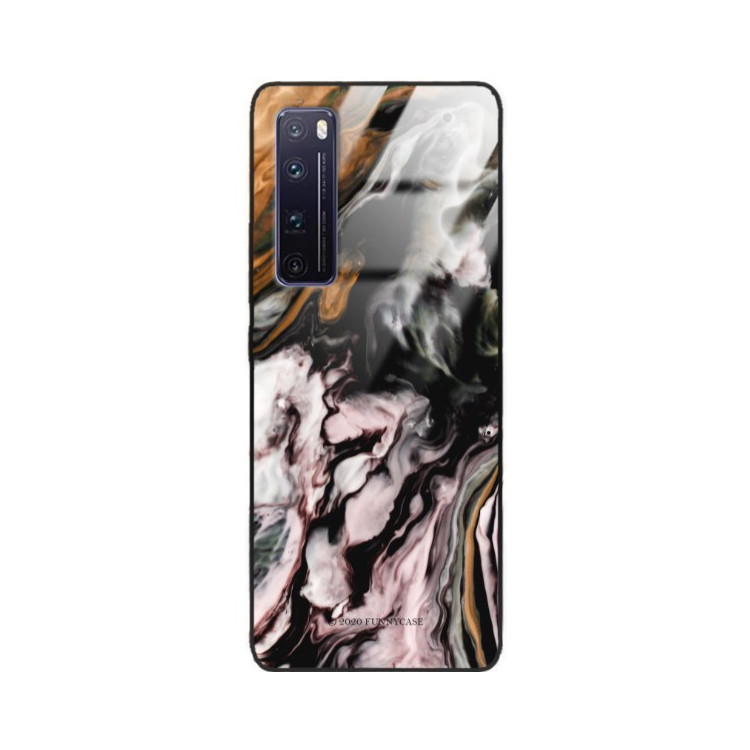 Etui Huawei NOVA 7 PRO, ST_MARM-2020-1-106 Wzory - FunnyCase