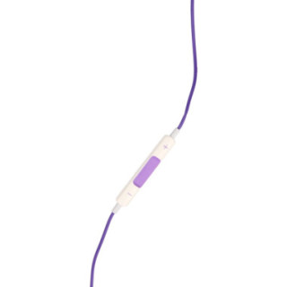 SŁUCHAWKI UNIWERSALNE MINI JACK 3,5mm BOX FIOLETOWY