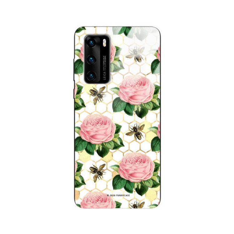 ETUI W KWIATY NA TELEFON HUAWEI P40 ST_SFLW-2020-1-102