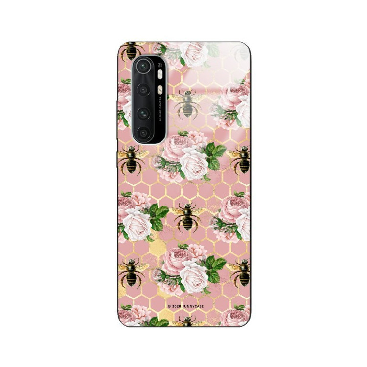 ETUI W KWIATY NA TELEFON XIAOMI MI NOTE 10 LITE ST_SFLW-2020-1-103