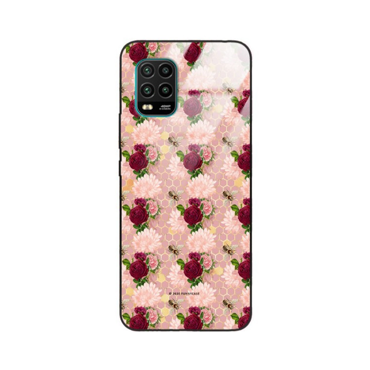 ETUI W KWIATY NA TELEFON XIAOMI MI 10 ST_SFLW-2020-1-106