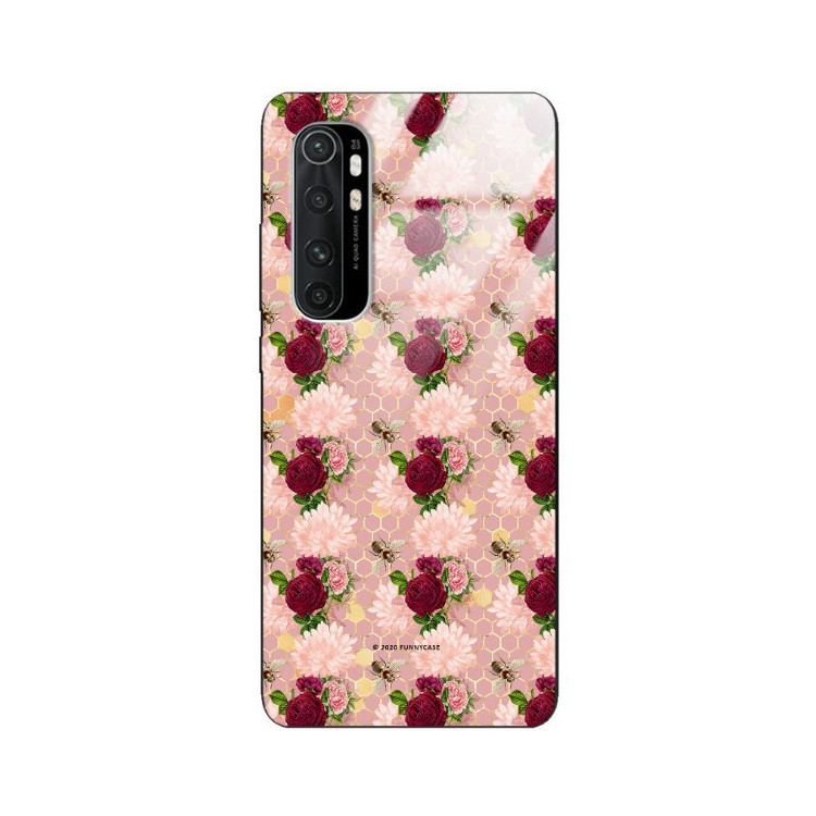 ETUI W KWIATY NA TELEFON XIAOMI MI NOTE 10 LITE ST_SFLW-2020-1-106