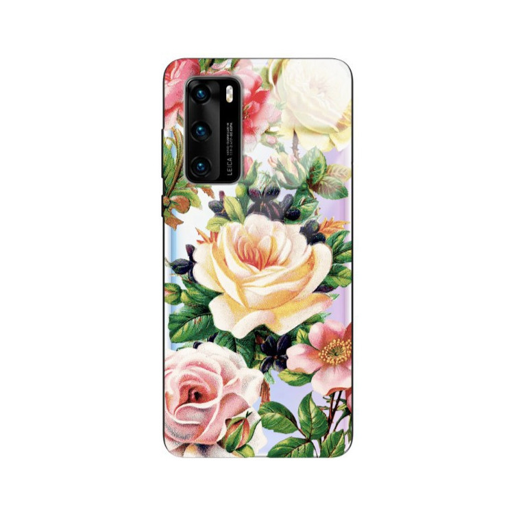 ETUI W KWIATY NA TELEFON HUAWEI P40 ST_SFLW-2020-1-107