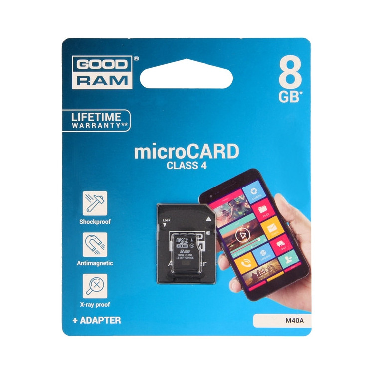 KARTA PAMIĘCI GOODRAM MICRO SD 8GB CLASS 4