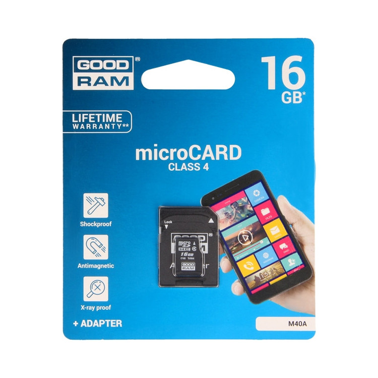 KARTA PAMIĘCI GOODRAM MICRO SD 16GB CLASS 4