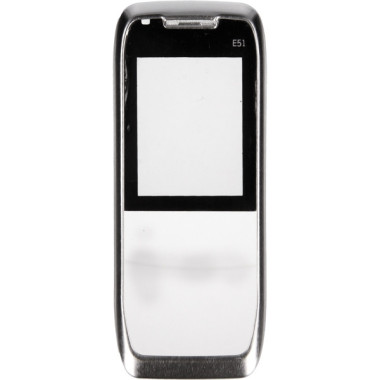 OBUDOWA BEZ KLAWIATURY  NOKIA E51 SREBRNA