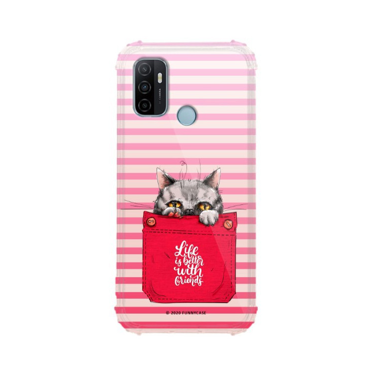 Etui Oppo A53, ST_SZN-2020-1-100 Wzory - FunnyCase