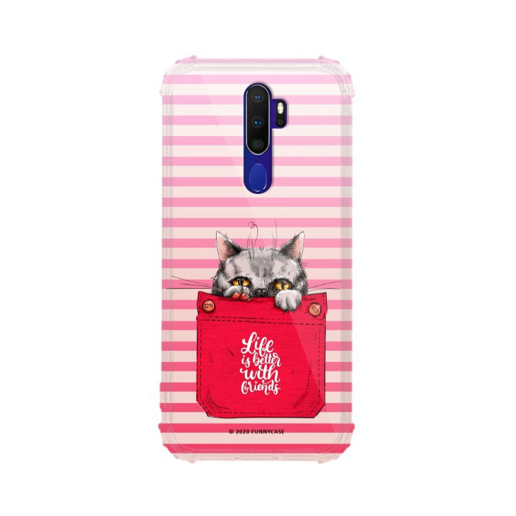 Etui Oppo A9 2020, ST_SZN-2020-1-100 Wzory - FunnyCase