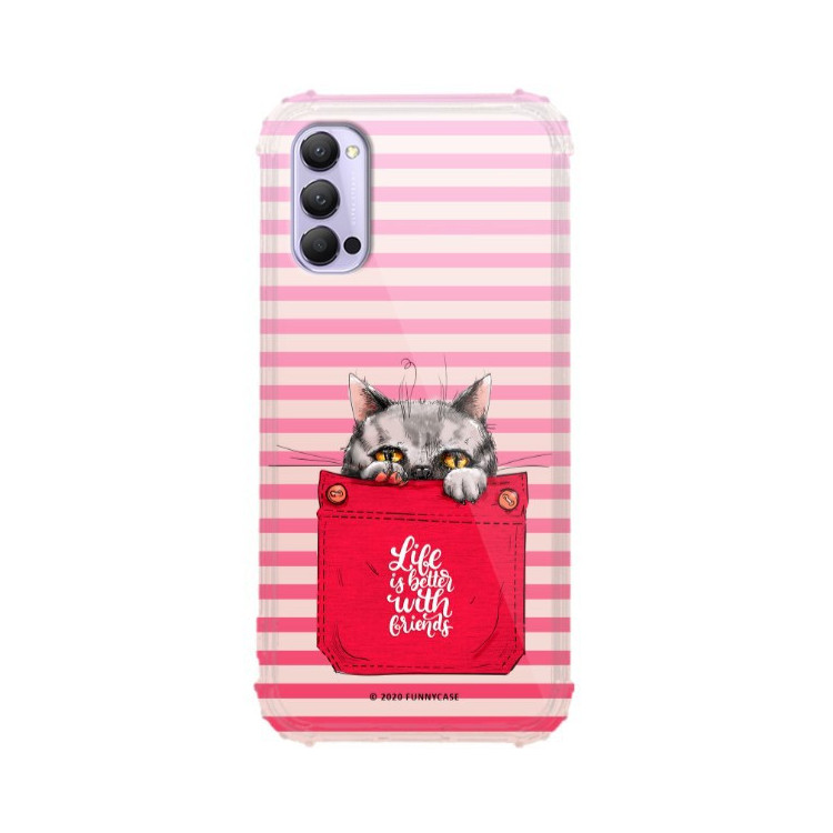 Etui Oppo RENO 4, ST_SZN-2020-1-100 Wzory - FunnyCase