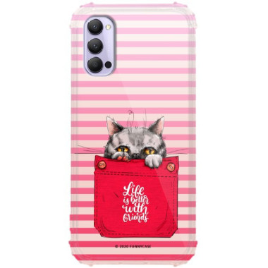 Etui Oppo RENO 4, ST_SZN-2020-1-100 Wzory - FunnyCase