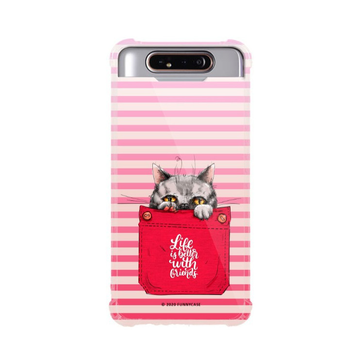 Etui Samsung GALAXY A80, ST_SZN-2020-1-100 Wzory - FunnyCase