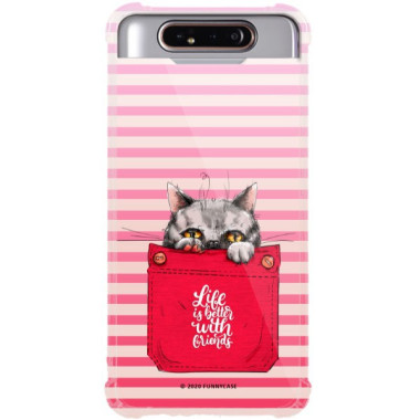 Etui Samsung GALAXY A80, ST_SZN-2020-1-100 Wzory - FunnyCase