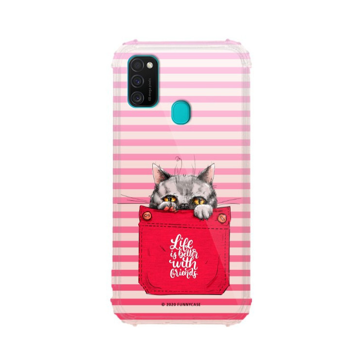 Etui Samsung GALAXY M21, ST_SZN-2020-1-100 Wzory - FunnyCase