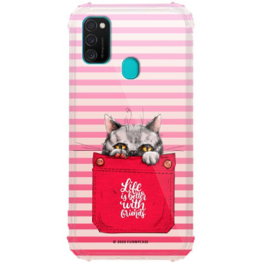 Etui Samsung GALAXY M21, ST_SZN-2020-1-100 Wzory - FunnyCase