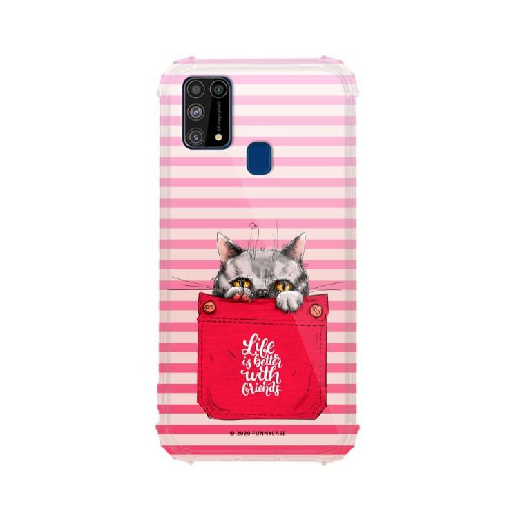 Etui Samsung GALAXY M31, ST_SZN-2020-1-100 Wzory - FunnyCase