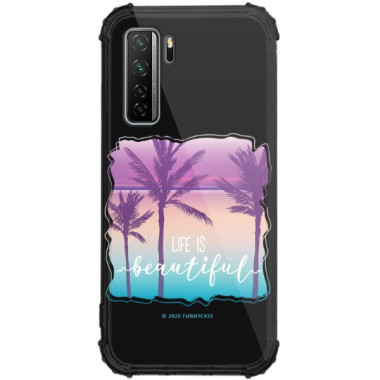 Etui Huawei P40 LITE 5G, ST_SZN-2020-1-106 Wzory - FunnyCase