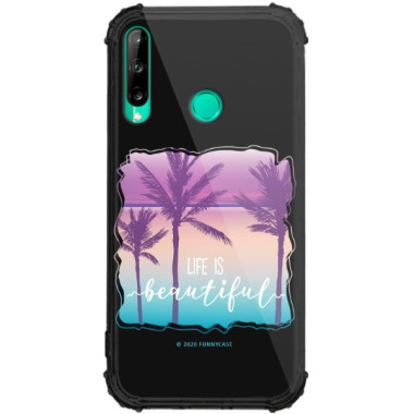 Etui Huawei P40 LITE E / Y7P, ST_SZN-2020-1-106 Wzory - FunnyCase