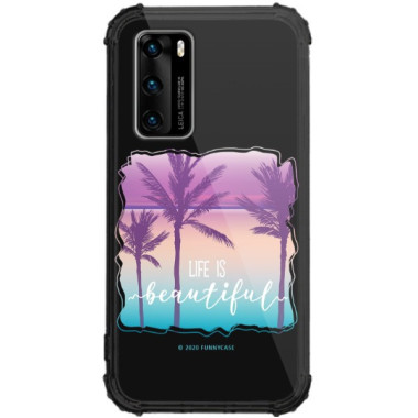 Etui Huawei P40, ST_SZN-2020-1-106 Wzory - FunnyCase