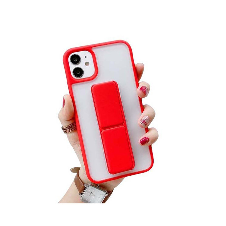 Etui Apple IPHONE 6 / 6S, Folding Bracket Czerwony - FunnyCase