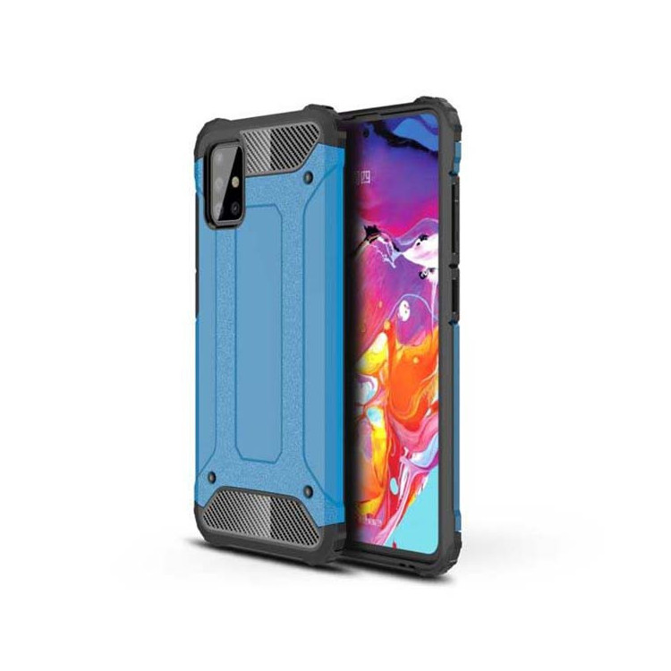 Etui Samsung GALAXY A51, Drop Niebieski - FunnyCase